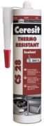 CERESIT CS 28 tepelně odolný silikon RED 300ml