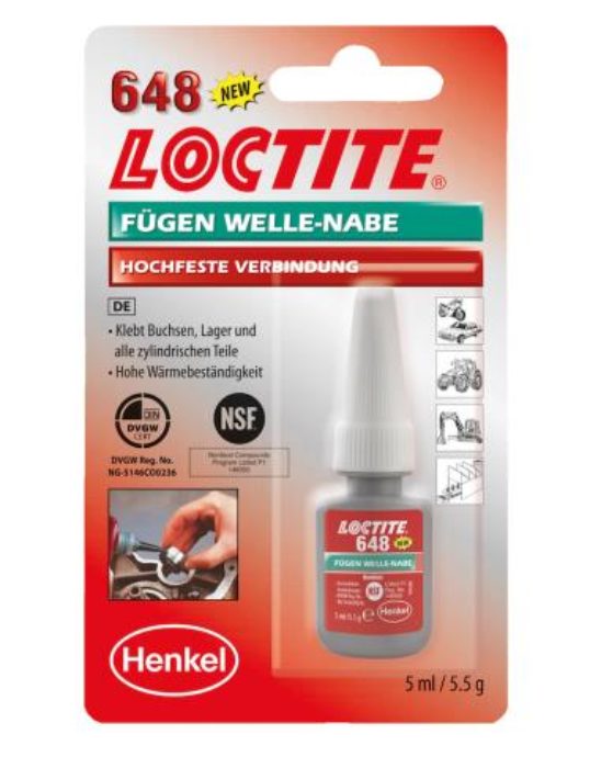 LOCTITE – 648 Upevňovač spojů VP/ 5ml