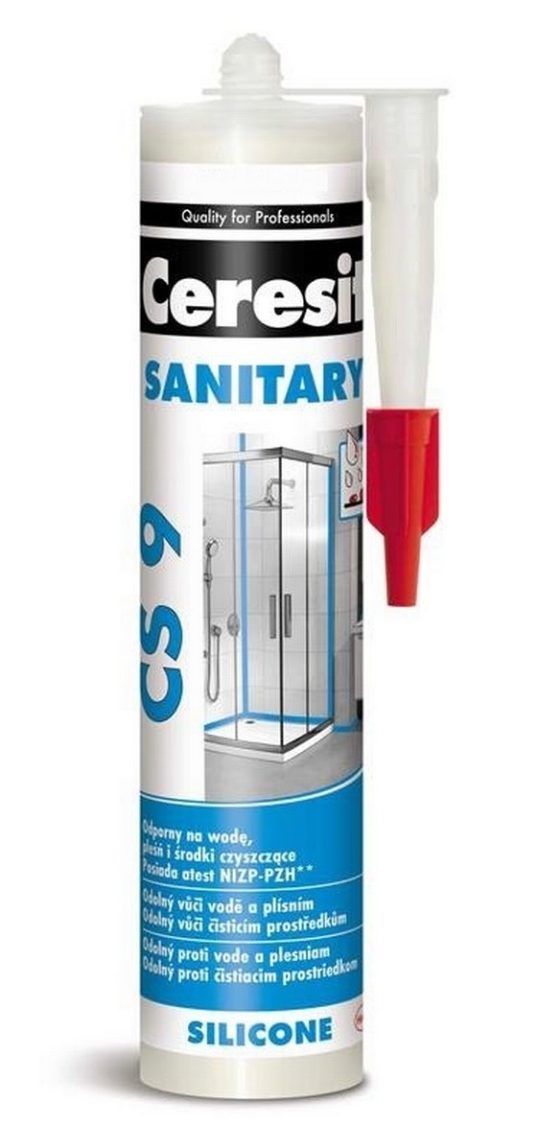 CERESIT CS 9 sanitární silikon bílá 280ml