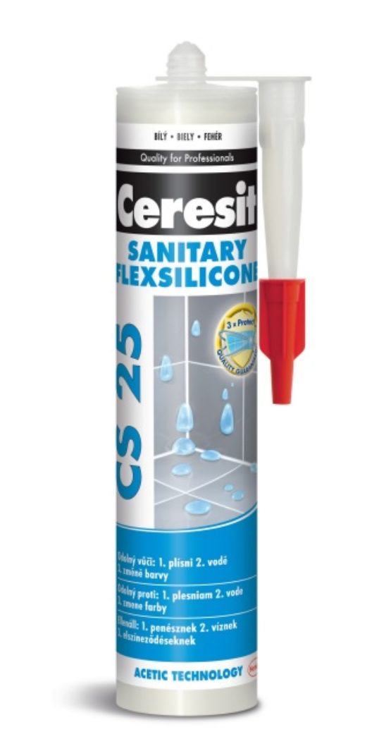 CERESIT CS 25 sanitární silikon terra 280ml