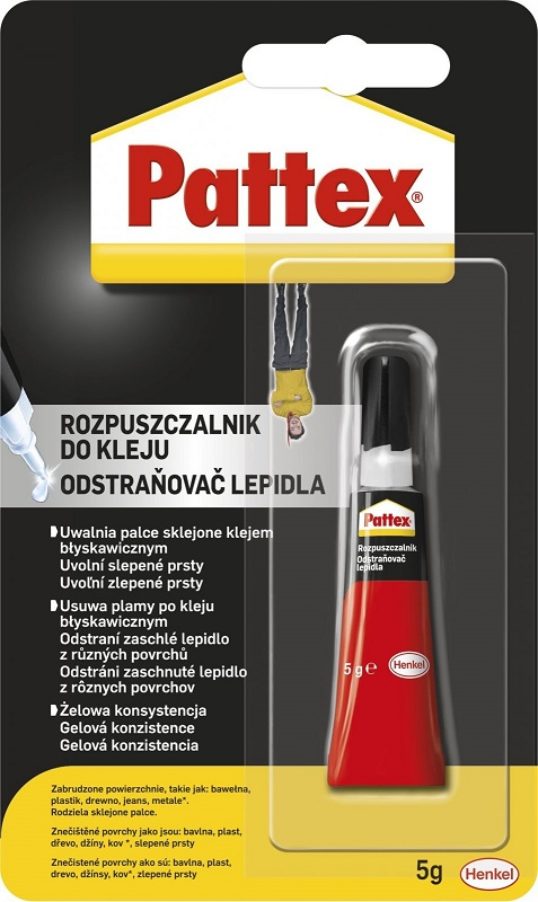 Pattex Odstraňovač vteřinových lepidel 5g