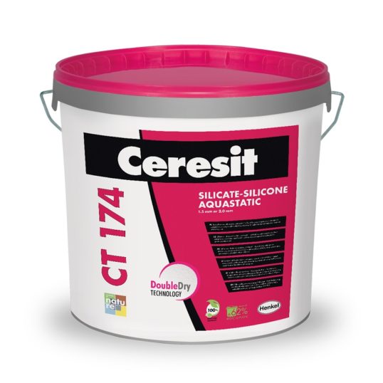 CERESIT CT174 Silikon-silikát omítka 2mm 25kg