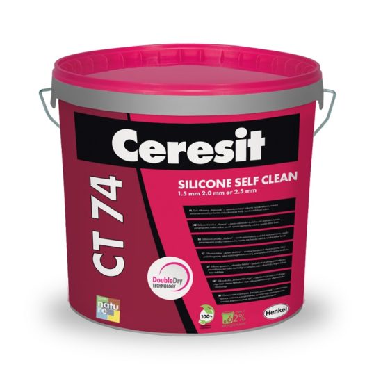 CERESIT CT 74 2mm Silikonová omítka 25kg