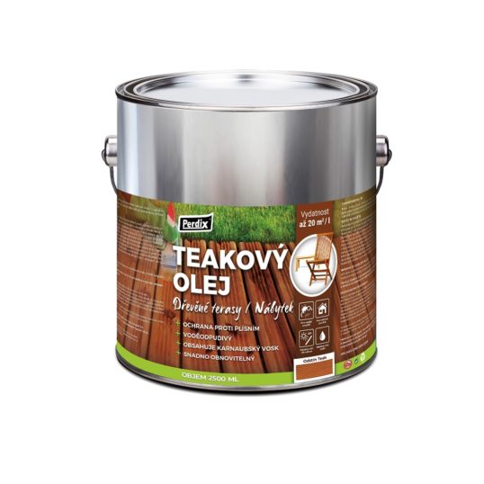 Perdix Teakový olej – teak 2,5l