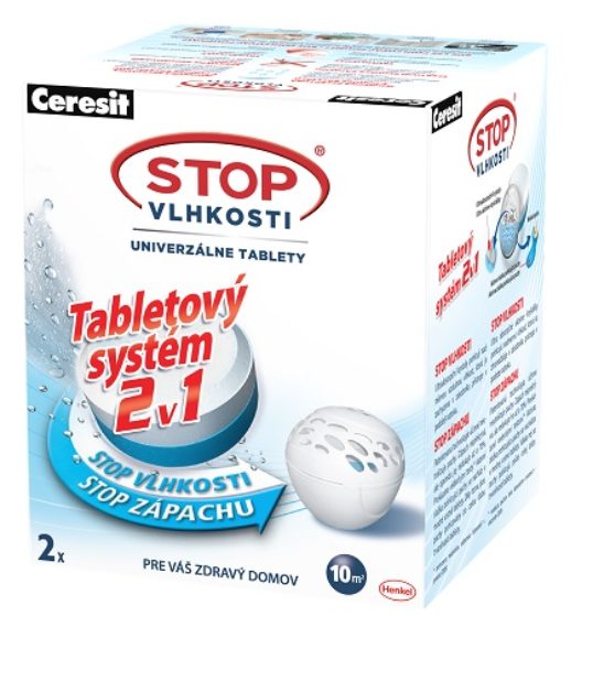 Ceresit STOP vlhkosti PEARL – náhradní tablety 2x300g