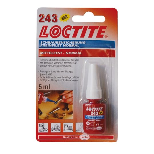 Loctite Zajišťovač šroubů 243 SP5ml