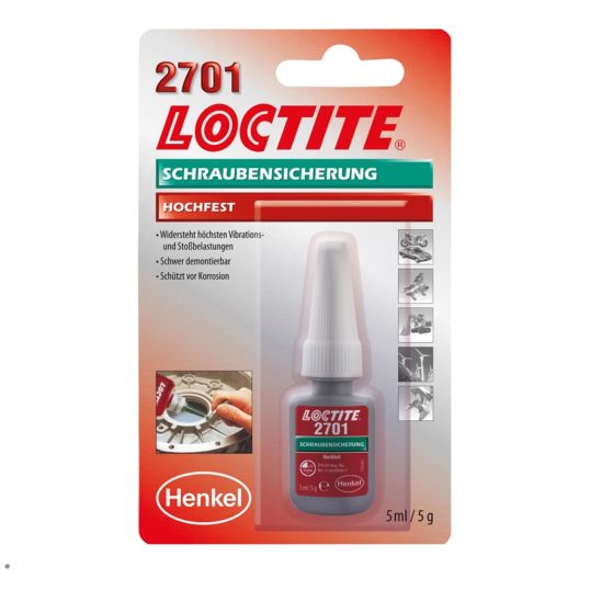 Loctite Zajišťovač šroubů 2701 VP 5ml