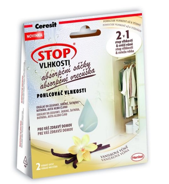 Ceresit STOP vlhkosti – sáčky VANILKA 2x50g